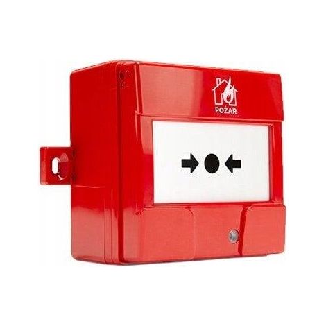 Satel ROP-111 PL dispositif sécurité incendie rouge IP66 (1/2)