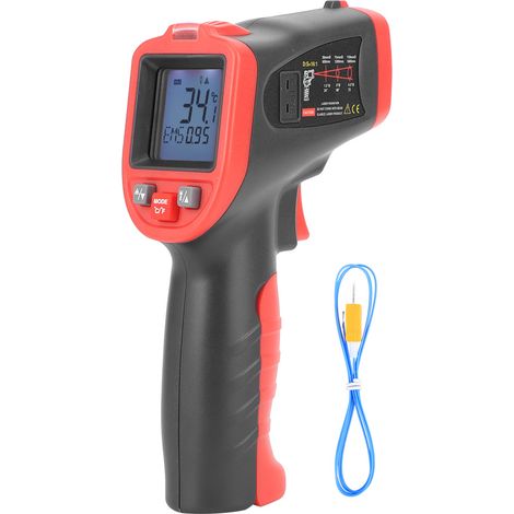 Thermomètre infrarouge numérique LCD portable sans contact -50°C à 1050°C (1/5)