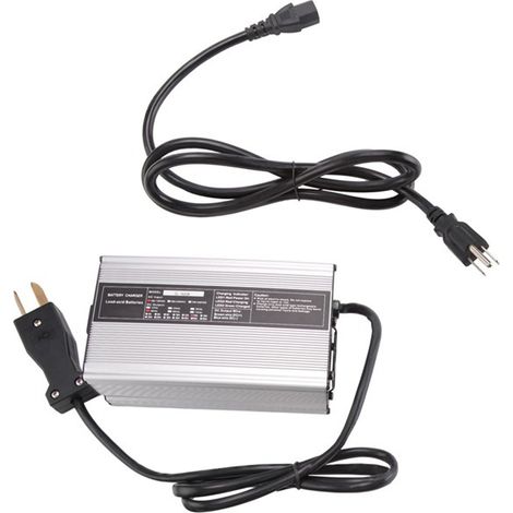 48V 15A Golf Cart Charger with 8-Pin Plug for Lead-Acid Batteries (1/5)