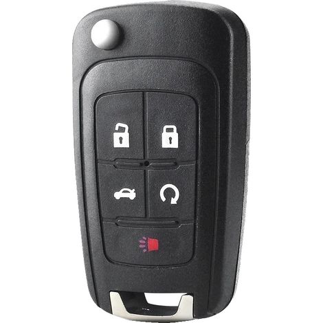 Guscio chiave auto, ricambio per modelli OPEL, design in ABS resistente, 5 pulsanti originali, per Chevrolet (1/2)