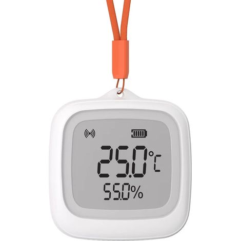 Capteur intelligent de température et d'humidité IP65 Zigbee – Affichage LCD – Surveillance via APP avec graphiques – Installation flexible pour serres et salles de bain – Sonoff