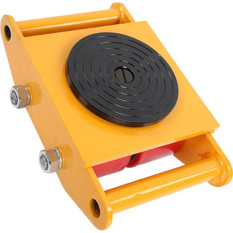 Véhicule de manutention mécanique de type char d'assaut de 6 tonnes pour le transport en usine et en entrepôt, équipé de 4 roues pivotantes rectilignes et d'un couvercle rotatif à 360°. Matériel mobil (1/5)