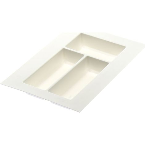 Agoform Besteckeinsatz Classico kürzbar 440x290x50,5mm, Kunststoff weiß