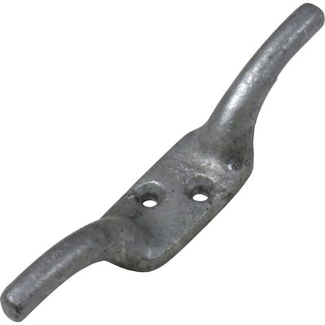 Galvanised Cleat Hooks 5" X2 (Washing Line Blind Cord Tie Back Trailer Rope)