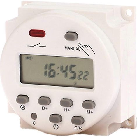 12V CN101 A Digital LCD alimentation minuterie Programmable Time interrupteur Relay CN101 minuterie interrupteur (1/5)