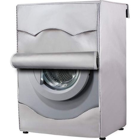 Housse imperméable pour machine à laver et sèche-linge grise w60xd64xh85cm (1/4)