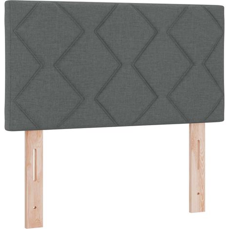 Maison Exclusive - Cabecero LED Gris 80 cm tela