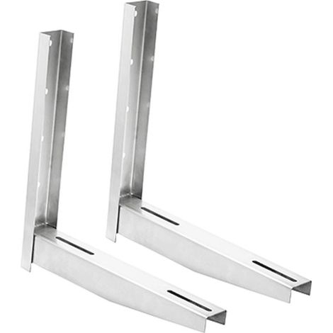 Jeu support appareil air conditionné (soudé) Inox AISI 316 - 500 x 500 mm ép. 2 mm - Arcanaute (1/2)
