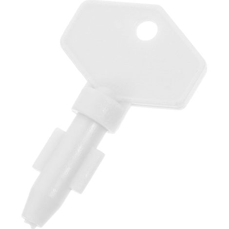 Clé Robuste Toilette Plastique Distributeur Papier, Blanc (1/5)