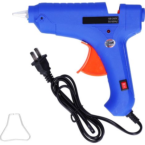 [JAMAIS UTILISÉ]Pistolet à colle thermofusible, équipement de soudage industriel robuste pour le bricolage domestique, 100 W AC/DC (1/5)
