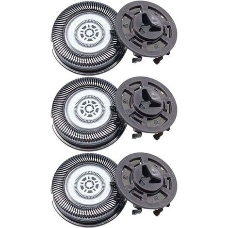 Philips SH71 Ersatzbürstenköpfe, 3 Stück – Kompatibel mit Serie 7000/S5000 (S5531/S5533/S5535/S7732/S7735/S7888) – Winkelbürsten – Präzise Reinigung – Herren