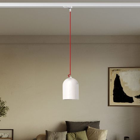 Creative Cables – Pendelleuchte mit Mini-Glocken-Keramiklampenschirm – inklusive Leuchtmittel (1/4)