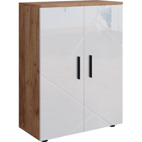 Armario mediano Irma, Roble, 60 x 81 cm, Vicco