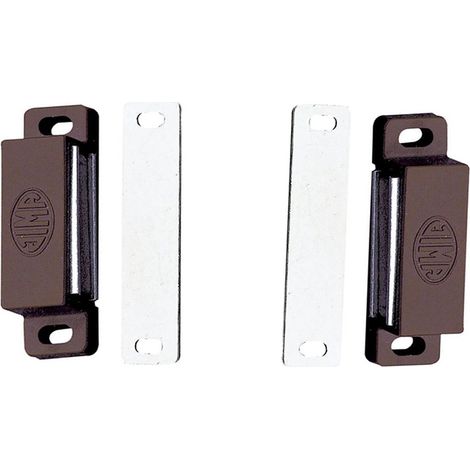 Magnetschnäpper stark 2Stk.Türmagnet Magnetverschluss Haltekraft 3kg Braun (1/2)