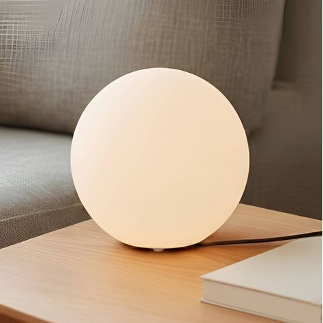 Table Lamp 'Marike' made of Glass for Living Room & Dining Room