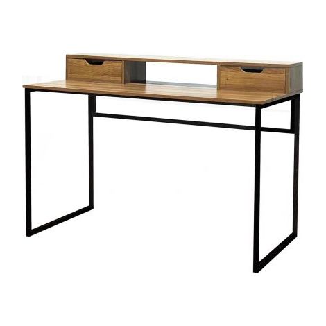 INDUSTRIAL SCRIVANIA METAL/QUERCIA 120X60X95 CM