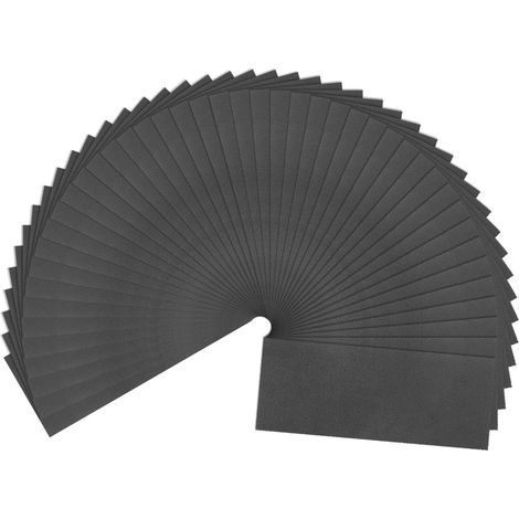 45 Feuilles De Papier De Verre 800 Grain 9 X 3.6 Pouces Imperméable Support Carbure De Silice Abrasif Humide Sec Pour Finition Bois, Ponçage Métal, Polissage Automobile (1/5)