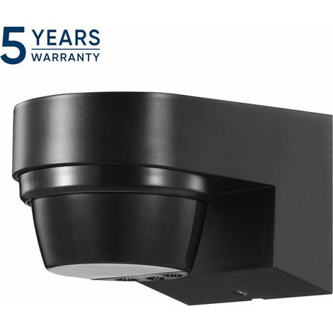 Sensore di movimento Orno 240°, IP65, 2000W, nero