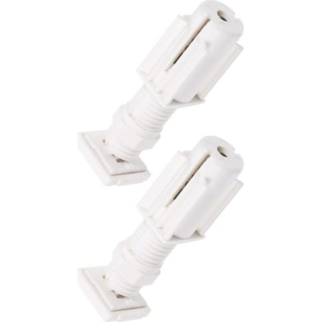 Supports pour Stores Vénitiens sans Perçage, Lot de 2, Plastique Blanc (1/5)