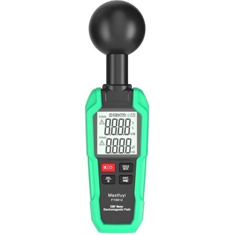 EMF Compteur Geiger DéTecteur de Rayonnement NucléAire DosimèTre de Rayonnement DéTecteur de Rayonnement à Onde éLectromagnéTique,de
