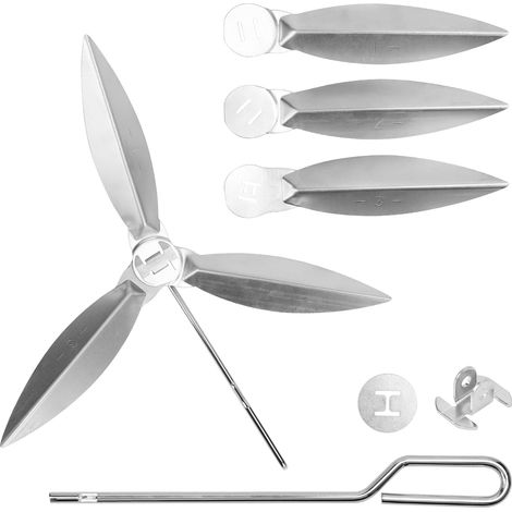 Lot de 2 Systèmes de Nettoyage One Touch, 22-1/2-Inch Kit de Nettoyage One Touch compatibles avec Les pièces de Barbecue Weber, 7444 Weber Kettle Barbecues (1/5)
