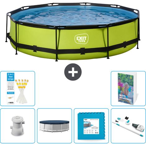 Exit Pool Rund - 360x76 cm - 7-teilig S183