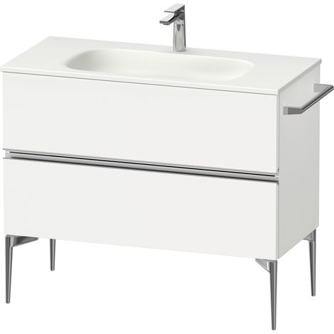 Duravit Sivida Waschtischunterbau, 2 Schubkästen, Griffleiste (1/5)