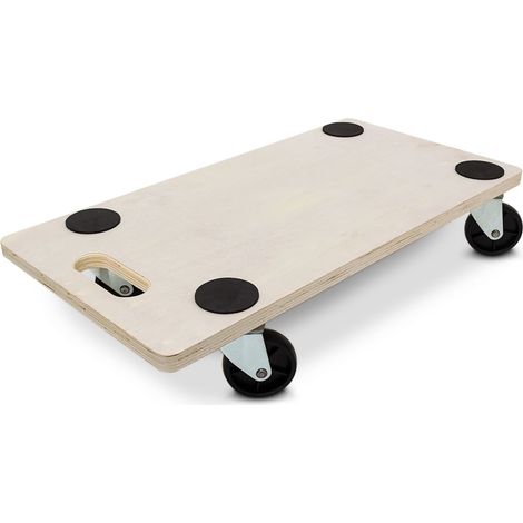 Relaxdays Transport Roller Rolling Dolly for Moving Transport Trolley, up to 200 kg (440 lbs) Loading Capacity