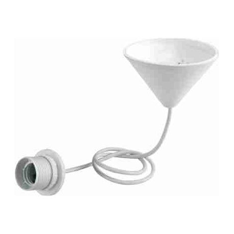 BTIS769B Portalampada in plastica con attacco E27 da soffitto