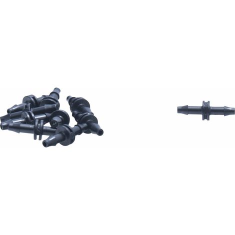 Raccord Droit Pour Tuyau Capillaire Goutte à Goutte 4x6mm -  Par 10 Pièces - Rain