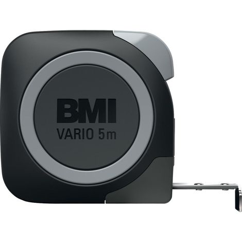 BMI Taschenbandmaß VARIO R 5 m x 16 mm rostfrei mit mm-Teilung