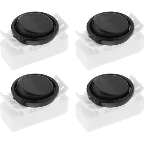 4pcs Interruptor Basculante Redondo de 43.409, Interruptor Empotrado para Lámpara, Adecuado como Repuesto para Luces de Cocina Subestimadas (1/5)