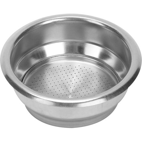 1 Panier filtre double dose 58mm sans fond, acier inoxydable, maille fine, pour machine café semi-automatique(Troisième trimestre : août) (1/5)
