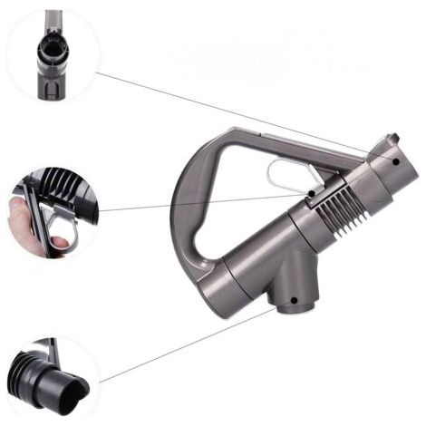 Têtes de brosse et accessoires pour aspirateur, manche gris/titane, compatibles avec Dyson DC19/DC23/DC26/DC29/DC32 (1/5)