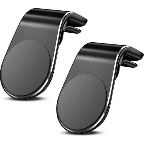 2 Pcs Magnétique Support Aimant Téléphone pour Voiture Compatible avec Tous les Smartphones Accessoire Intérieur Polyvalent (1/5)