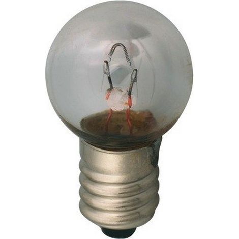 E10 Ampoule Culot, 6V, 0.90A, 5.5W pour Bloc Autonome D'éclairage de Sécurité
