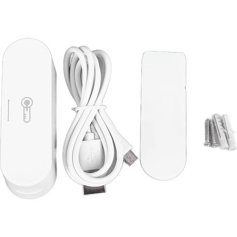 Ortviai Capteur intelligent de température et d'humidité Zigbee pour Tuya – Alimentation USB ou piles, précision élevée