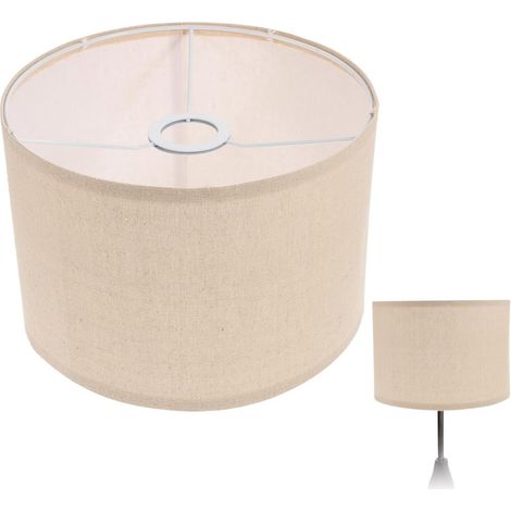 Beige Linen Lampshade 26.5 cm - Natural Fabric (1/5)