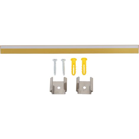 Ortviai Applique murale LED longue 120 cm IP43, aluminium doré, lumière chaude 3000 K pour porche, salon ou terrasse (1/5)
