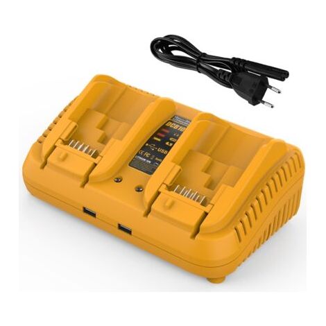 Applicable 12V-18V Chargeur Double Port de Rechange pour Chargeur DCB102 Compatible avec Les Batteries 18V et 12V Max (1/5)