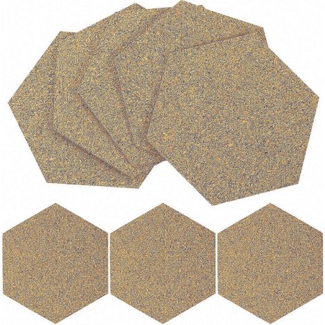 80 selbstklebende Korkpunkte für Wanddekoration und DIY-Projekte, rund, braun, 80er-Packung (1/4)