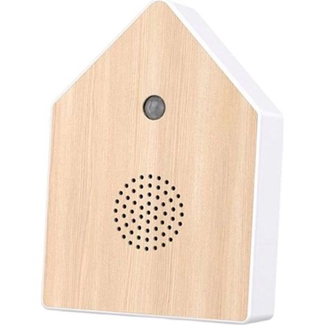 Casa para pájaros con sonido OIMG, Sonido natural, Detector de movimiento con canto de pájaros, con sensor, Ruido blanco, 11 x 3,5 x 15,2 cm (1/5)