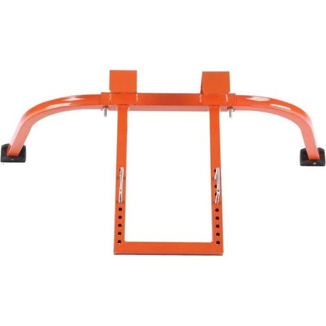 Stabilisateur d'échelle Crochet de toit en acier Entretoise d'envergure pour escalade Peinture Orange (1/4)