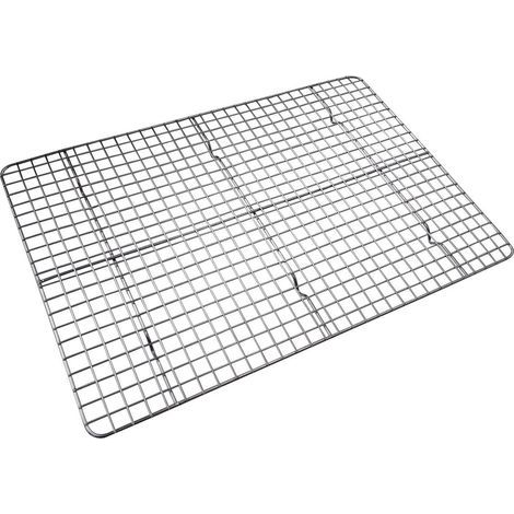 Grille de refroidissement Checkered Chef en acier inoxydable allant au four, 43 x 30 cm (1/5)