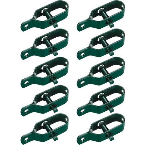 10 Pieces Wire Mesh Tensioner, Fence Tensioner, Barbed Wire Tensioners, Rope Tensioner Connector Kit for Tension Wire (Green) (1/5)