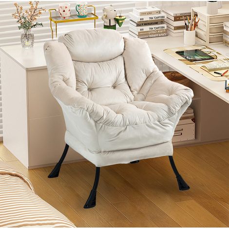 Sillón relax metal desmontable caqui OKMYHOME