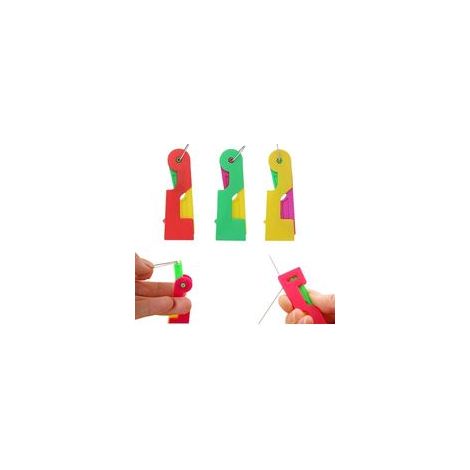 Enfile-aiguille, accessoires de couture, aiguille à coudre en plastique, enfile-aiguille en plastique pour le bricolage, enfile-aiguille pour point de croix, enfile-aiguille (lot de 3) (1/5)