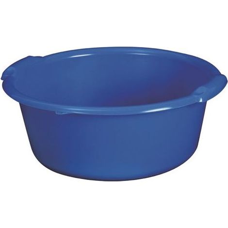 ALUMINIUM ET PLASTIQ - Bassine ronde 14l 42x17cm bleu (1/2)