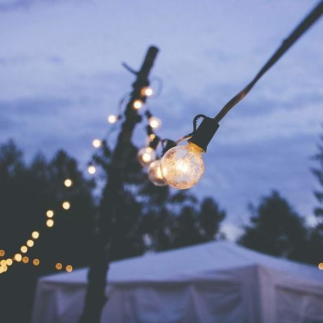 Guirlande Lumineuse25 Bulbes Ampoules Chaud étanche Lumière Décoration Extérieur Intérieur pr Mariage Anniversaire Chambre Jardin (1/5)