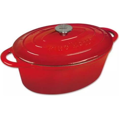 Asador de hierro fundido esmaltado de 33 cm Kinghoff KH-1612 (1/3)